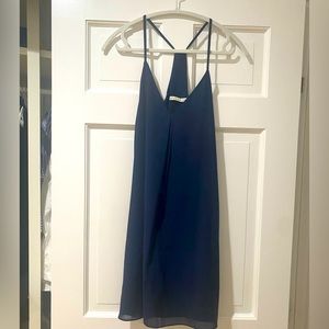 Alex and Olivia slip dress - navy
